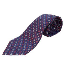 JHANE BARNES Men's Geometric 100% Silk Tie